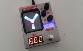 The flux capacitor delay pedal!