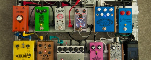 My ever changing pedalboard …